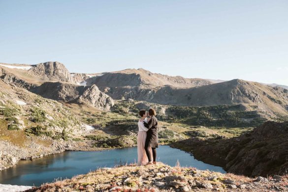 A destination elopement in the Colorado mountains | Larson Photo Co | Featured on Equally Wed, the leading LGBTQ+ wedding magazine