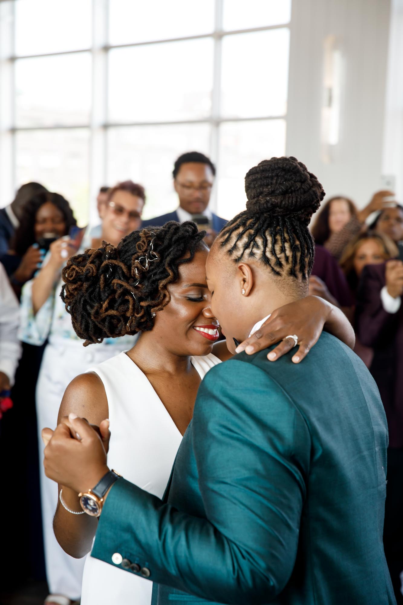 A romantic summer Brooklyn wedding | Joshua Dwain | Featured on Equally Wed, the leading LGBTQ+ wedding magazine 
