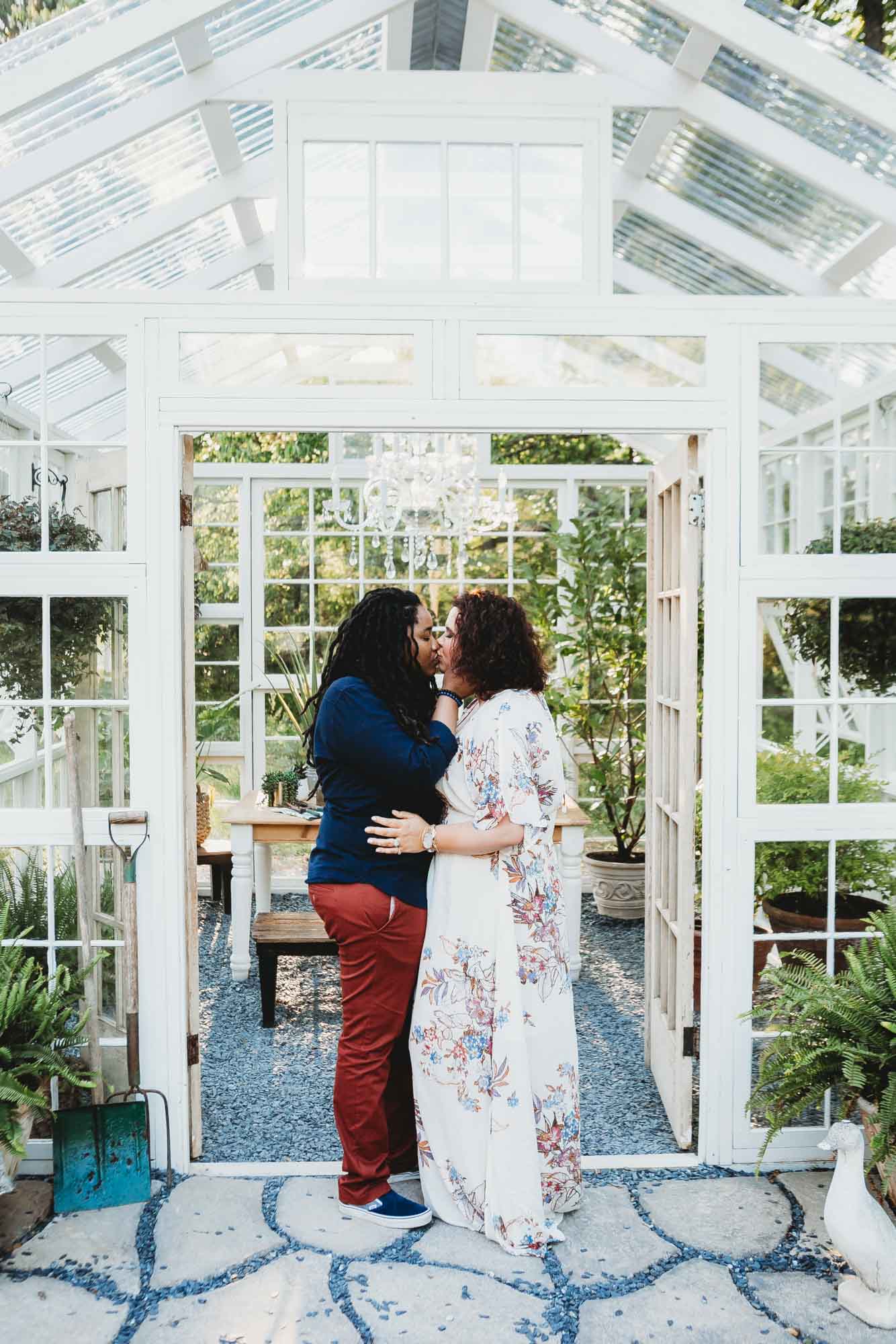 Sunny engagement session at a Georgia farm | Michelle Lacson Photography | Featured on Equally Wed, the leading LGBTQ+ wedding magazine 