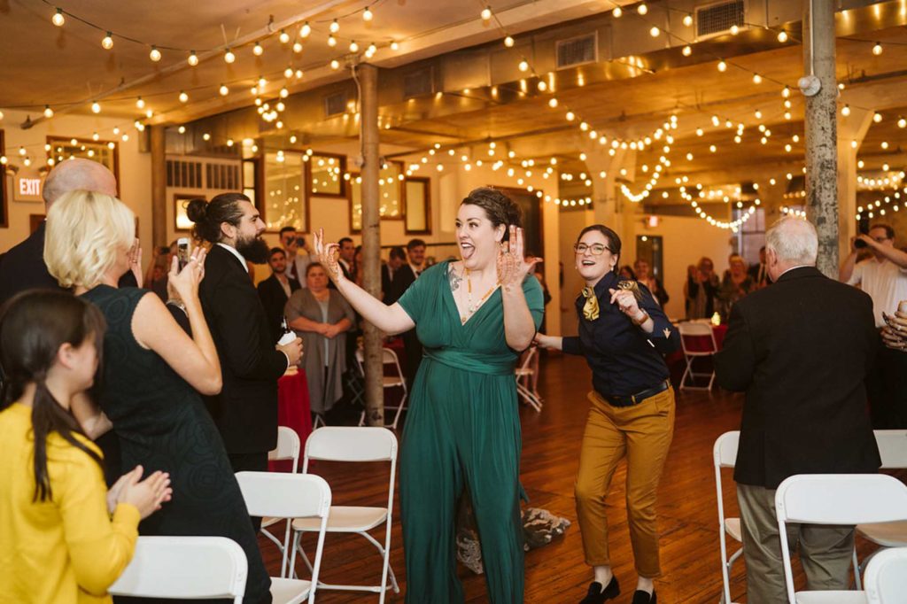 A colorful, sustainable vegan wedding | Hey Tay LLC | Featured on Equally Wed, the leading LGBTQ+ wedding magazine