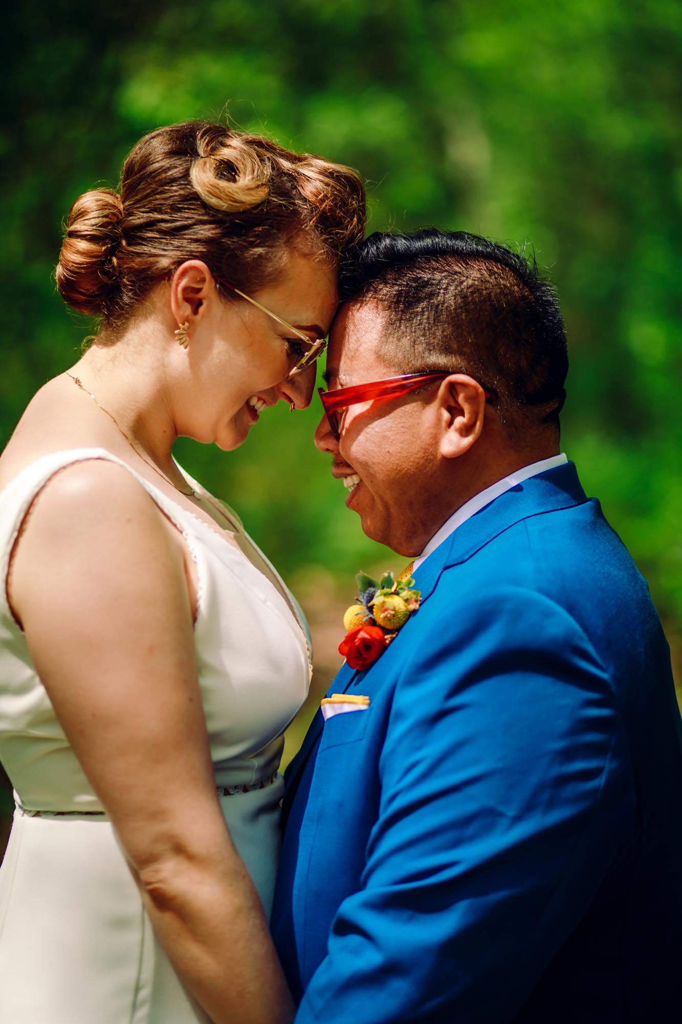 A colorful Wisconsin wedding filled with love and gender inclusivity | Tuan B & Co | Featured on Equally Wed, the leading LGBTQ+ wedding magazine