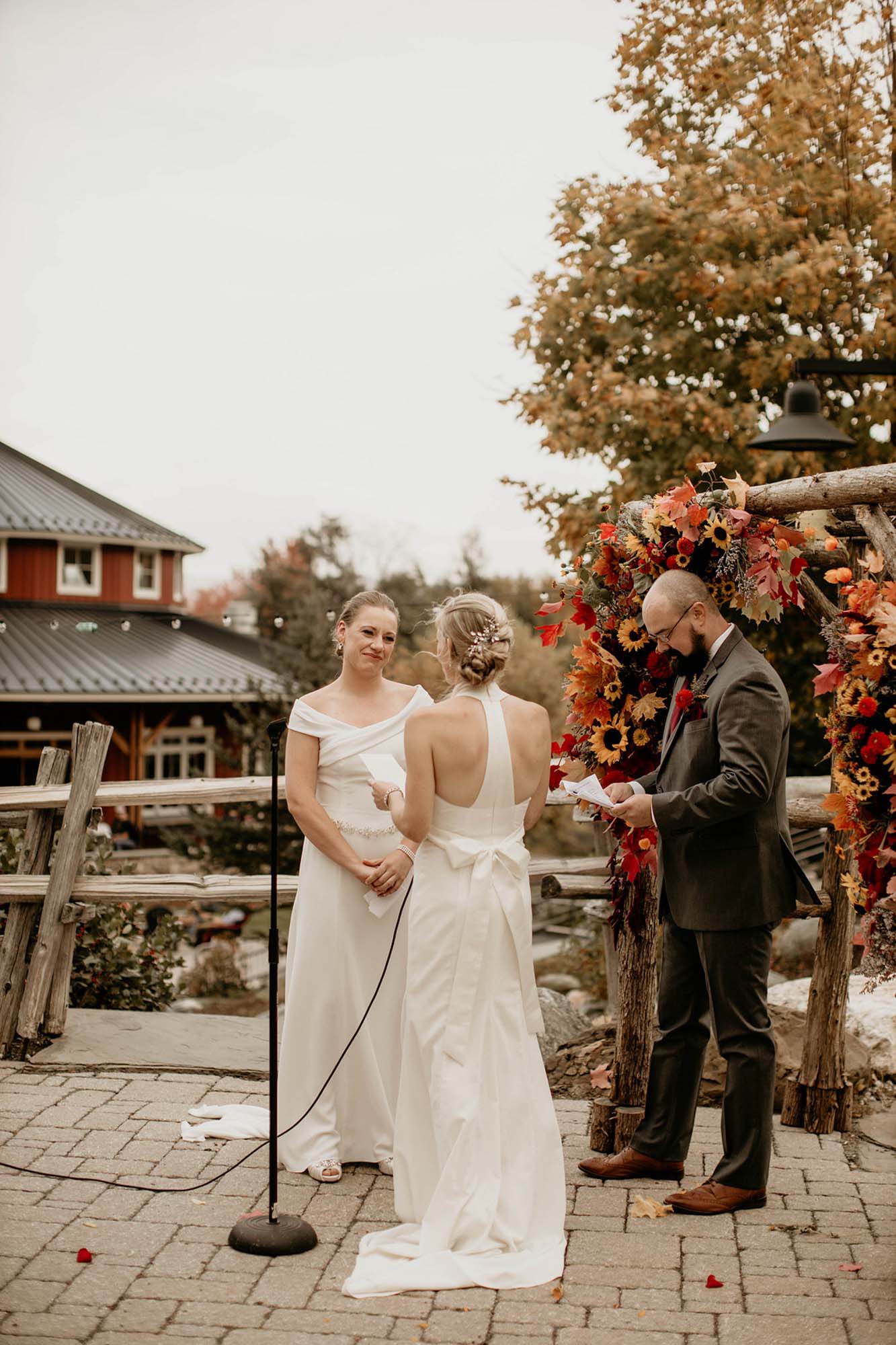 An intimate mountain wedding after a romantic double proposal | Seas mtns co | Featured on Equally Wed, the leading LGBTQ+ wedding magazine