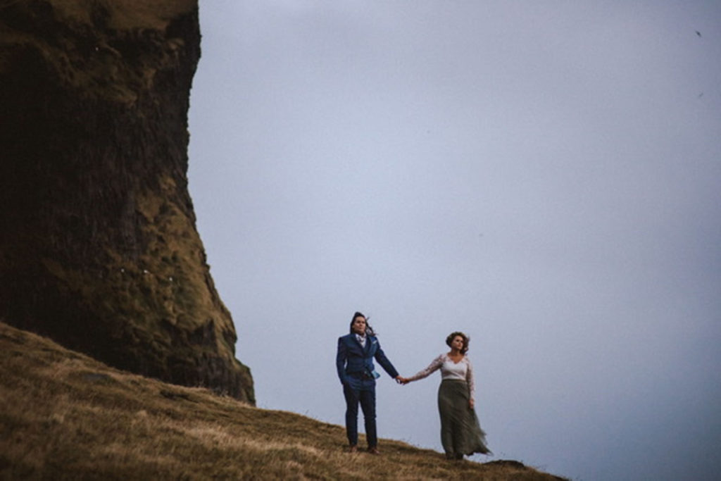 Breathtaking Iceland elopement | Kristín María | Featured on Equally Wed, the leading LGBTQ+ wedding magazine