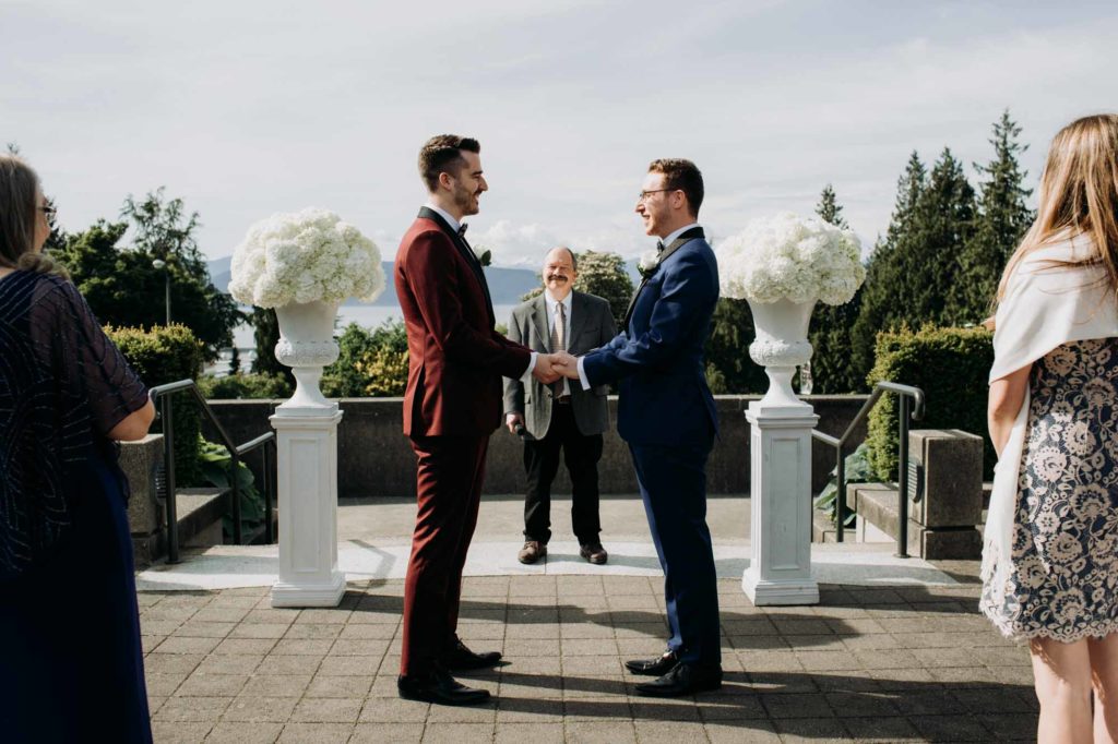 Canadian garden wedding with a hint of sparkle | Shannon-May Photography | Featured on Equally Wed, the leading LGBTQ+ wedding magazine
