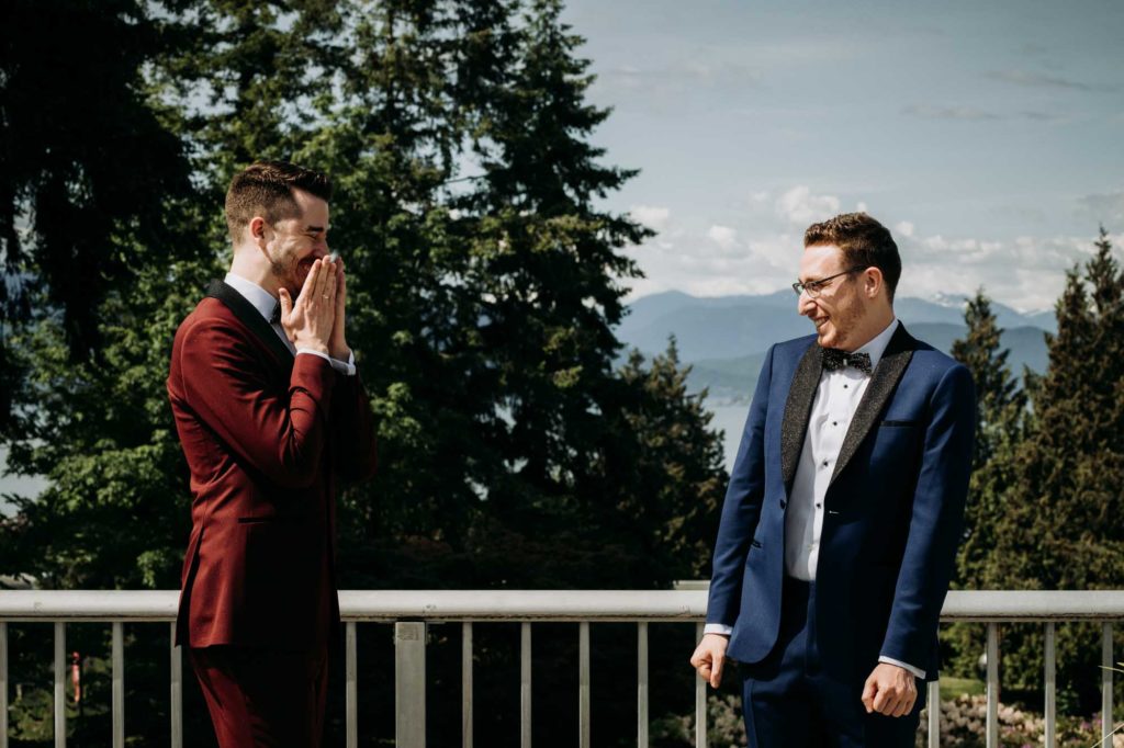 Sparkly Canadian garden wedding with a hint of sparkle | Shannon-May Photography | Featured on Equally Wed, the leading LGBTQ+ wedding magazine