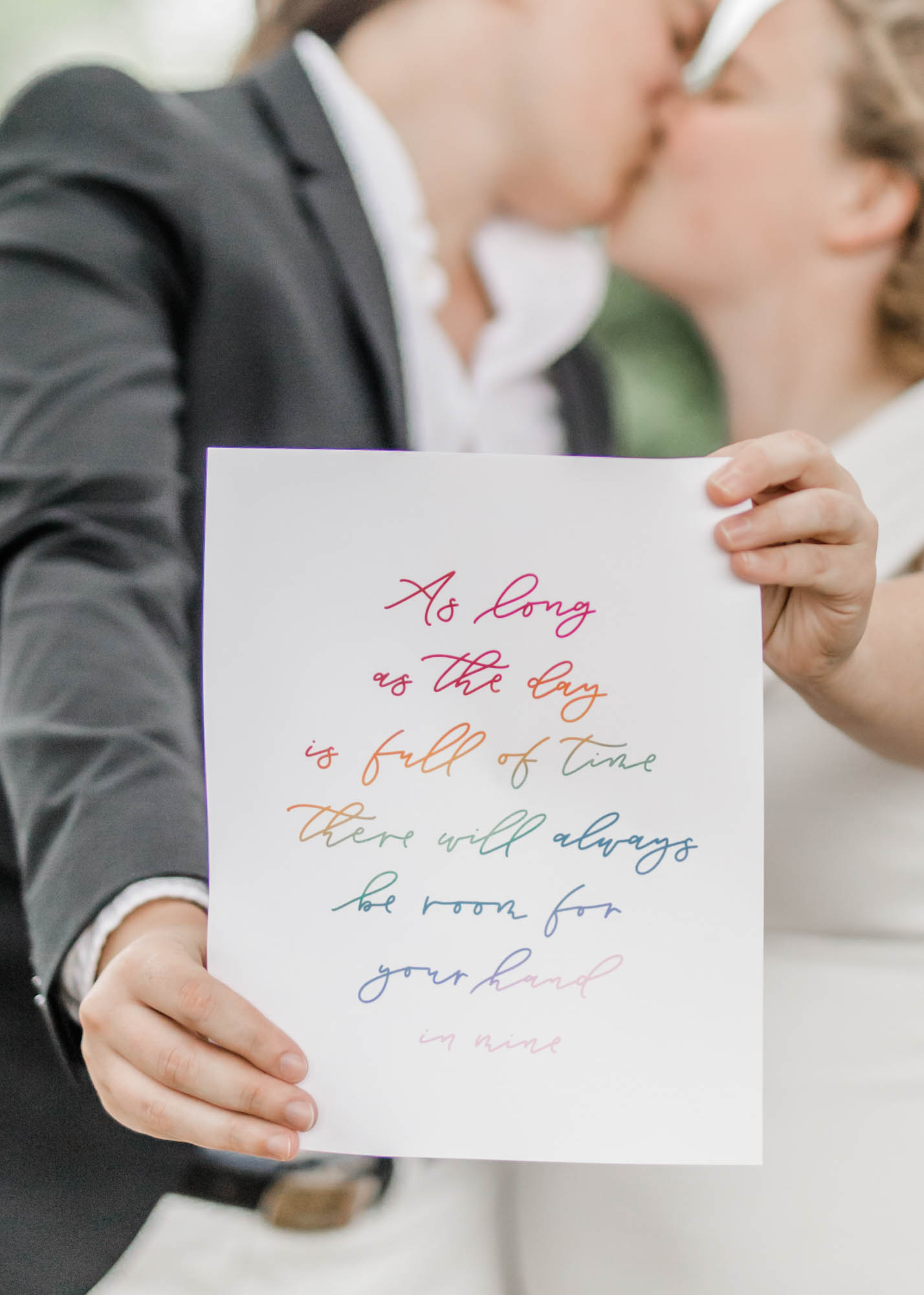 Colorful rainbow wedding inspiration | Lindsay & Co. Photo | Featured on Equally Wed, the leading LGBTQ+ wedding magazine