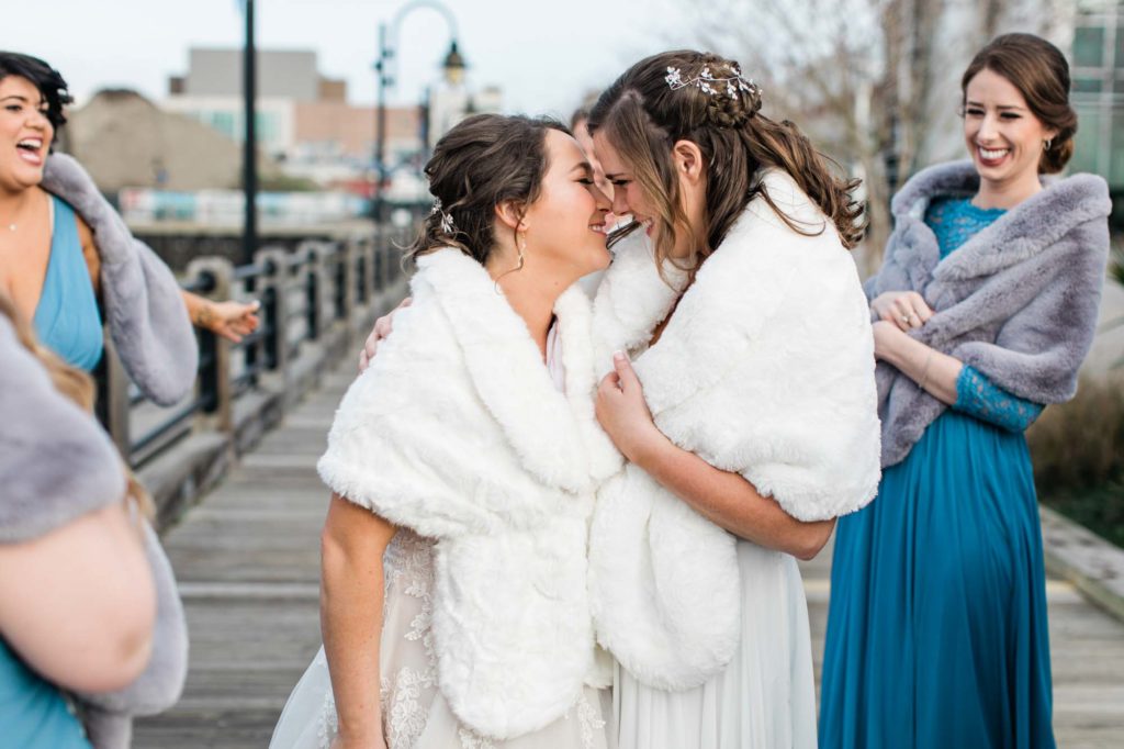 Dazzling winter wedding ten years in the making | Matt Ray Photography | Featured on Equally Wed, the leading LGBTQ+ wedding magazine