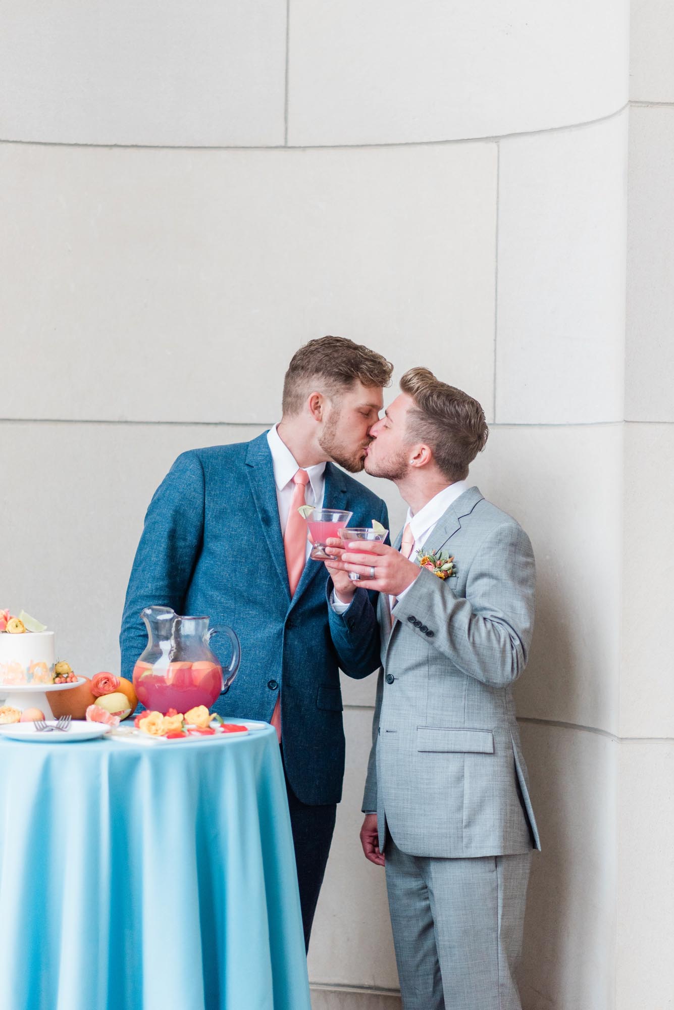Elopement inspiration with pastel color palette | Samantha Zenewicz Photography | Featured on Equally Wed, the leading LGBTQ+ wedding magazine