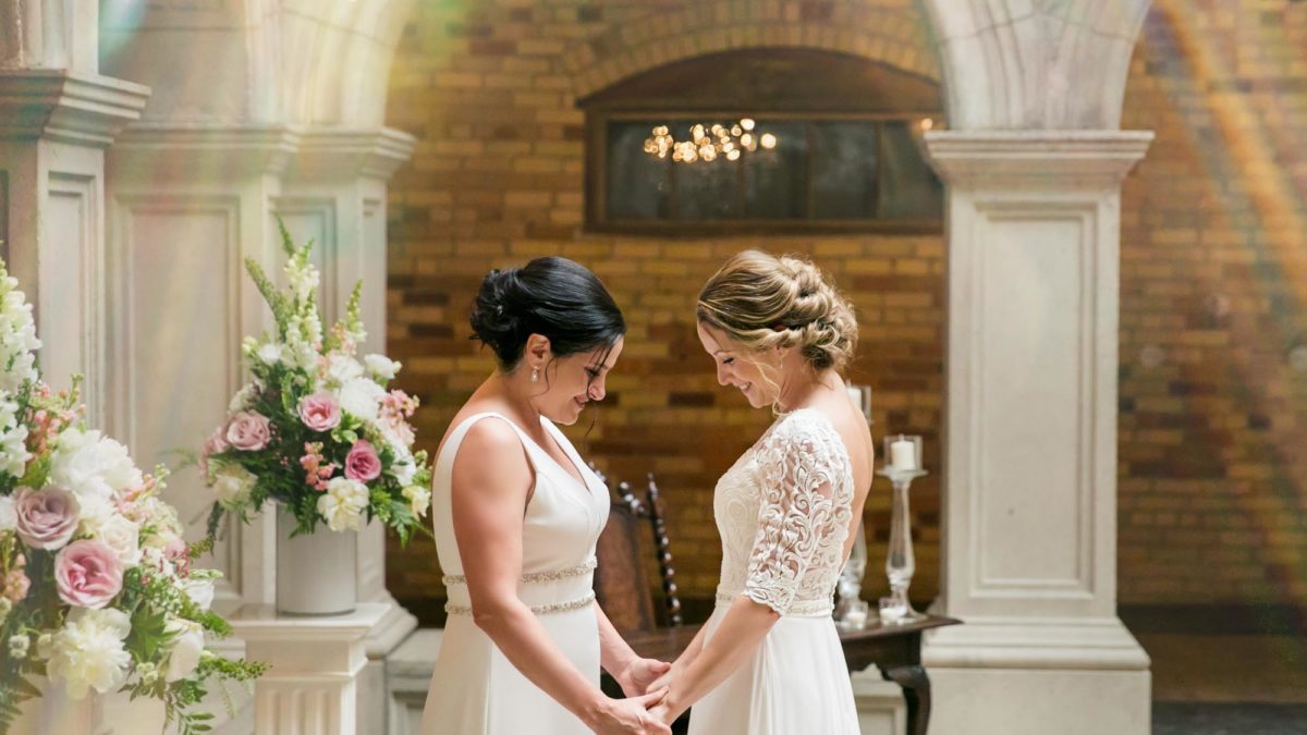 Love was in the air at this magical Canadian wedding
