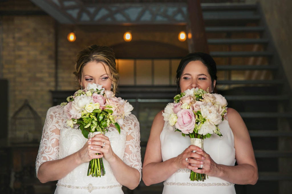 Love was in the air at this magical Canadian wedding | Van Daele & Russell Photography | Featured on Equally Wed, the leading LGBTQ+ wedding magazine
