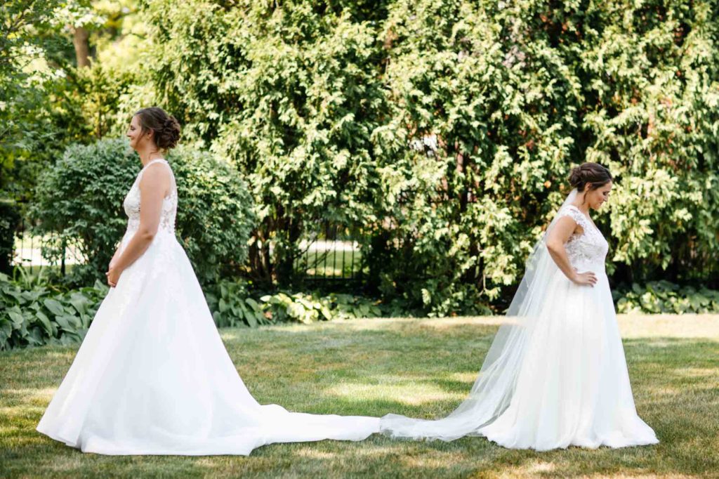 The ins and outs of wedding dress shopping for two | Anna Zajac | Featured on Equally Wed, the leading LGBTQ+ wedding magazine
