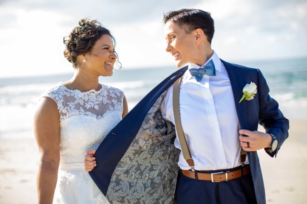 A bright and joyous California beach elopement | Dream Beach Wedding | Featured on Equally Wed, the leading LGBTQ+ wedding magazine
