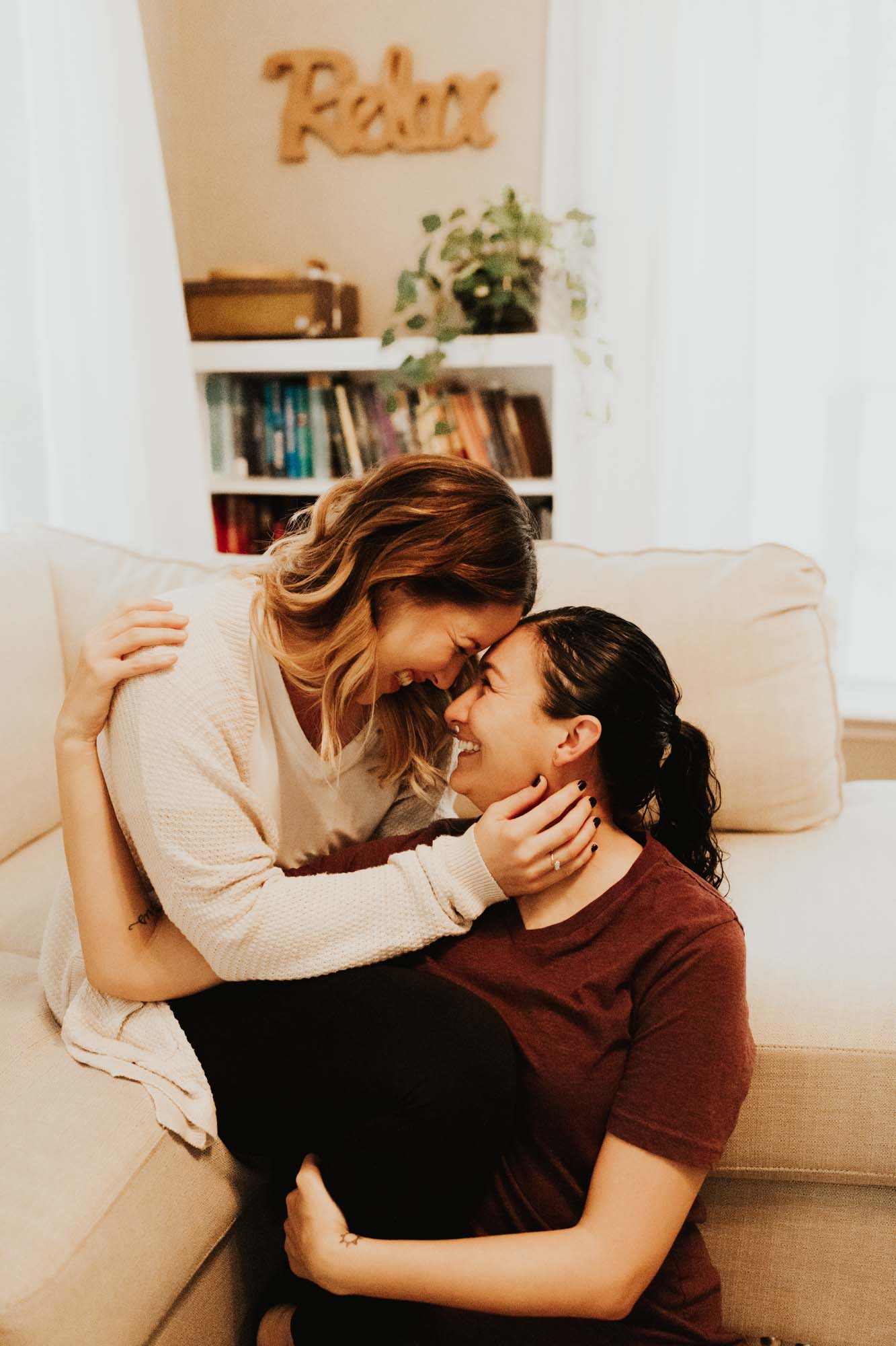 Casual, romantic photo session to celebrate long term love | Meg Amorette Photography | Featured on Equally Wed, the leading LGBTQ+ wedding magazine