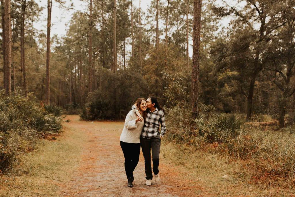 Casual, romantic photo session to celebrate long term love | Meg Amorette Photography | Featured on Equally Wed, the leading LGBTQ+ wedding magazine