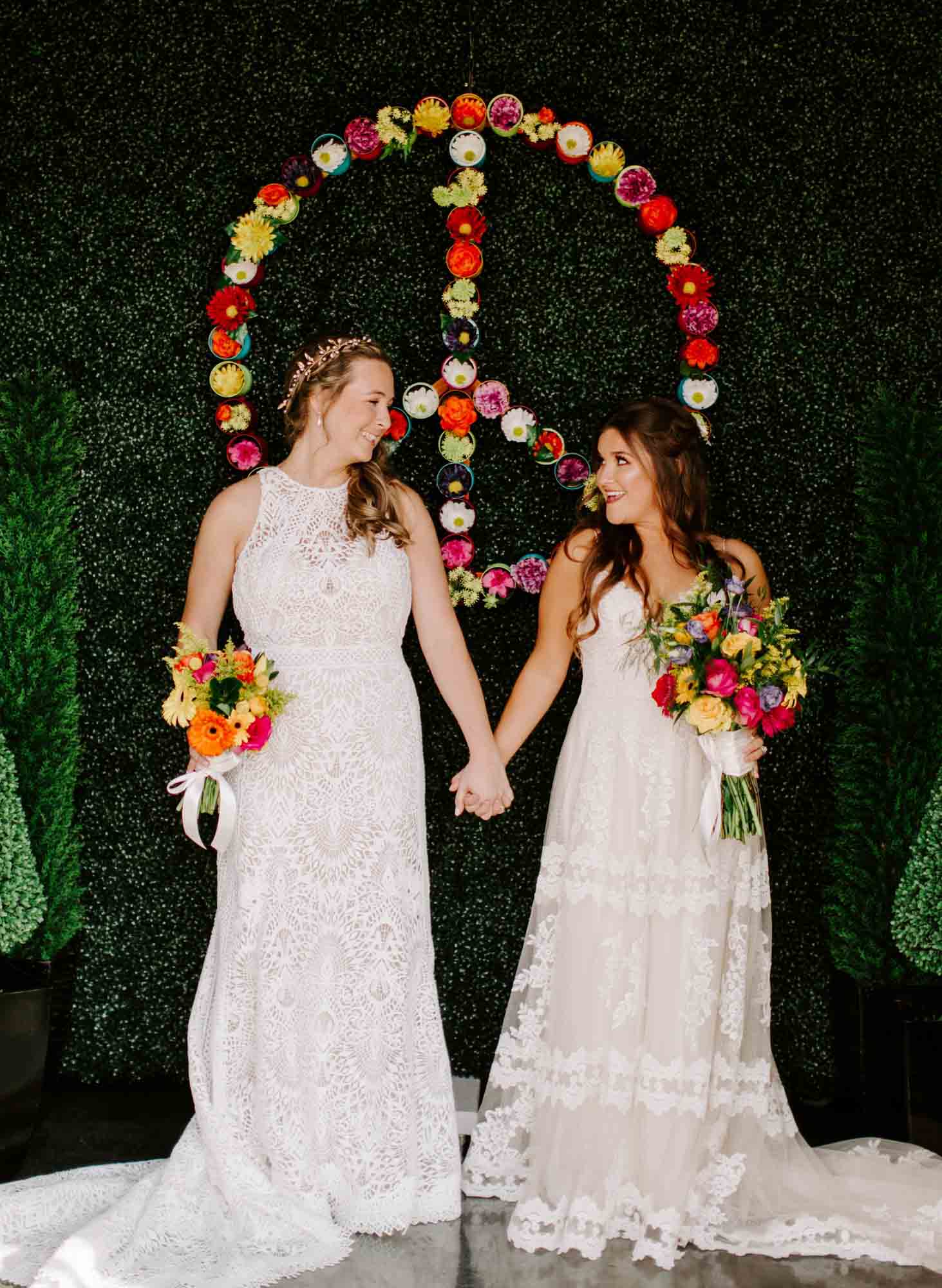 Colorful, eclectic Indianapolis wedding | Tessa Tillett Robbins Photography | Featured on Equally Wed, the leading LGBTQ+ wedding magazine