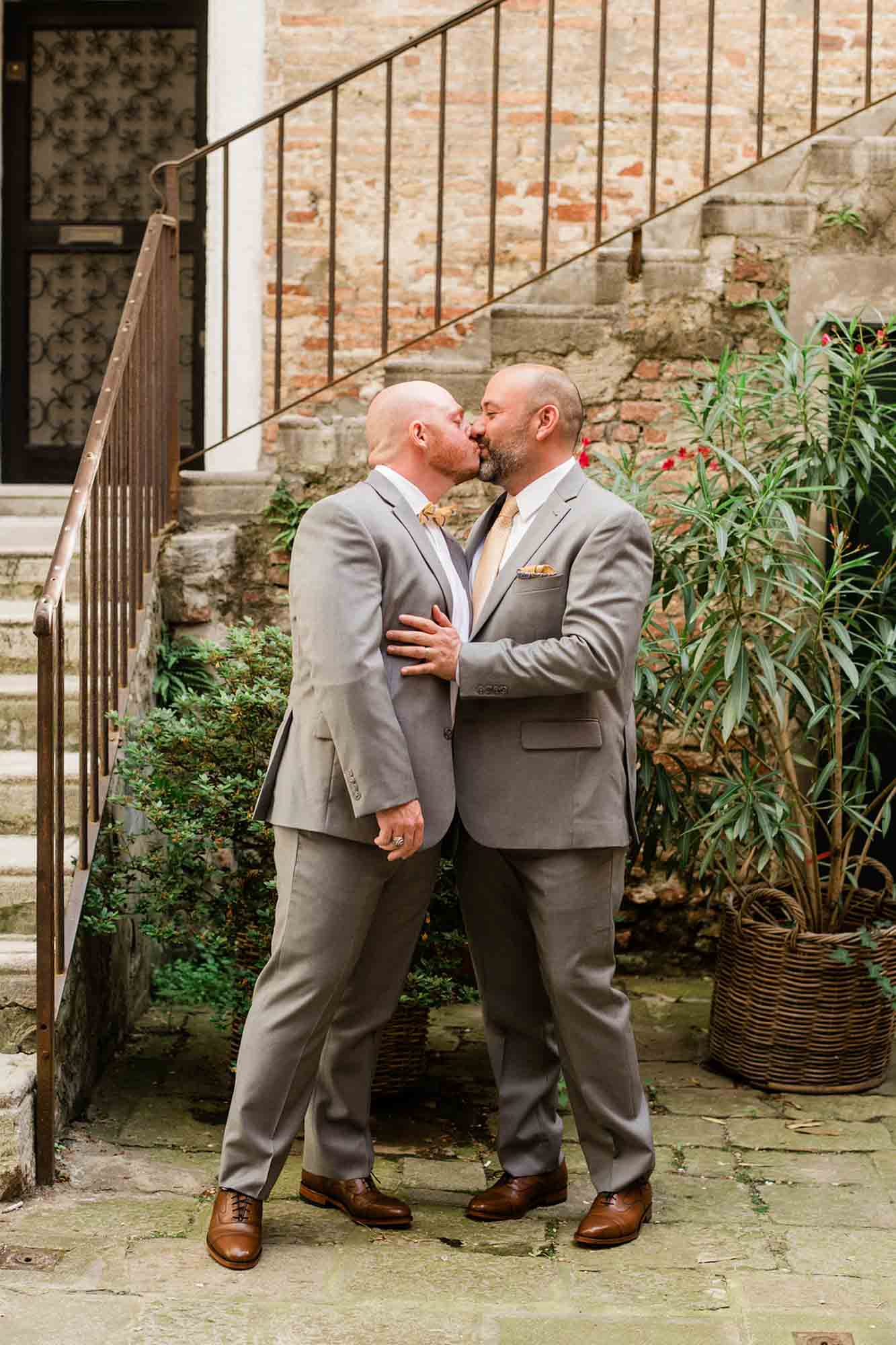 Emotional surprise elopement in Venice | ManiSol Wedding Photography and Videography | Featured on Equally Wed, the leading LGBTQ+ wedding magazine