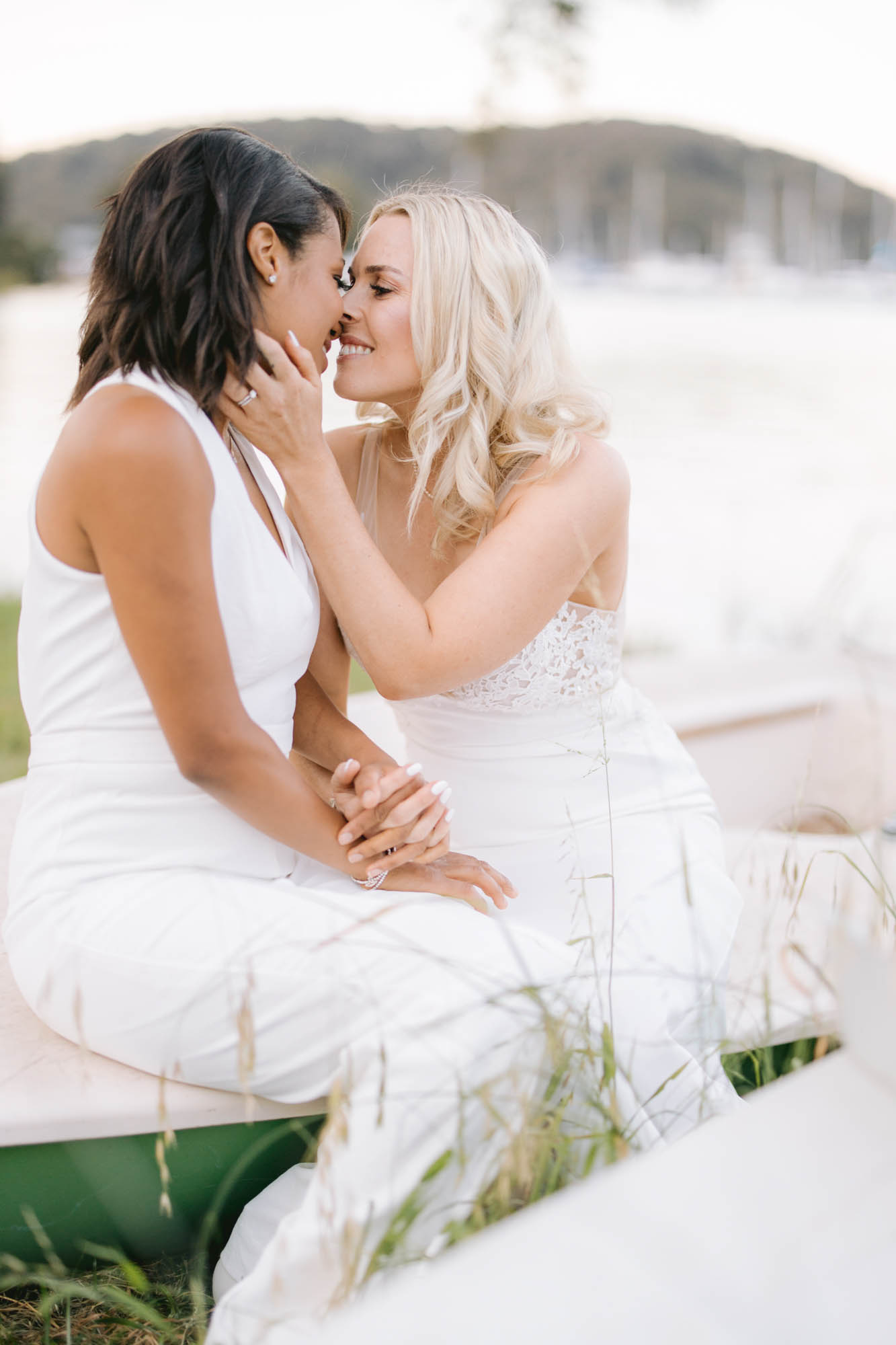 Intimate DIY Australia wedding on the water | Yvonne Law Photography | Featured on Equally Wed, the leading LGBTQ+ wedding magazine