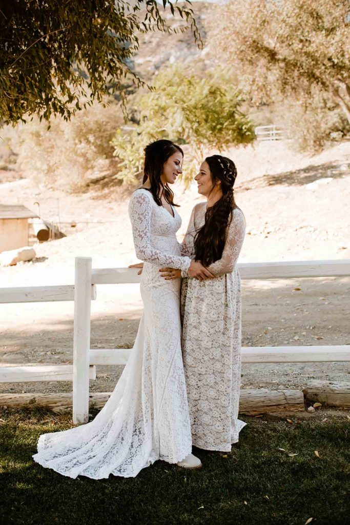 Rustic and cozy California ranch wedding