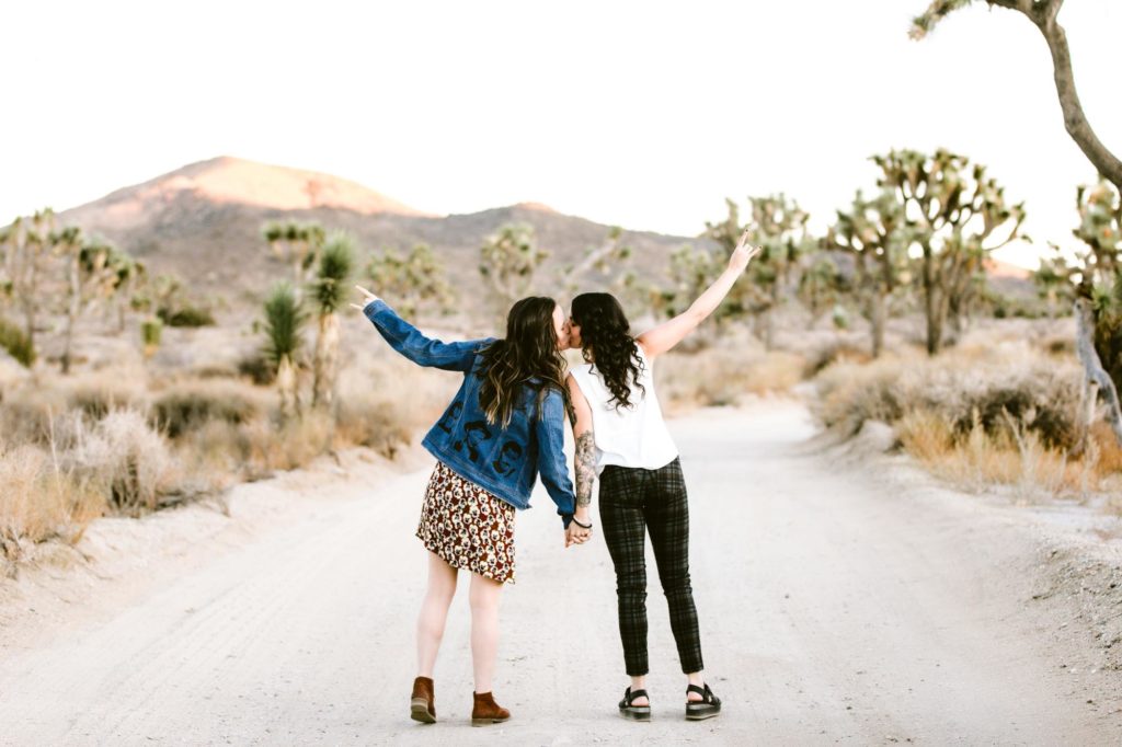 Two-year anniversary session at the magnificent Joshua Tree National Park | Lathy DeNinno Photography | Featured on Equally Wed, the leading LGBTQ+ wedding magazine
