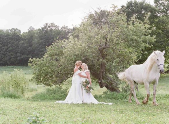 Dreamy and fanciful farm wedding ideas | YTK Photography & Film | Featured on Equally Wed, the leading LGBTQ+ wedding magazine