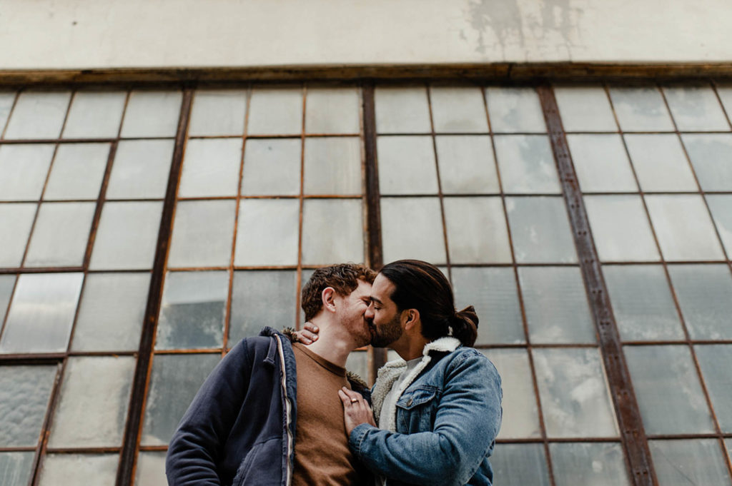 Heartwarming Maryland engagement session filled with love and laughter | Wild June Photography | Featured on Equally Wed, the leading LGBTQ+ wedding magazine