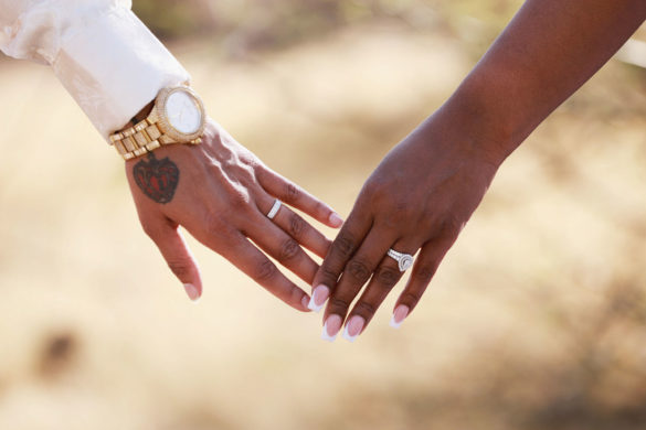 Joyous Wetlands Park photo session after Las Vegas elopement