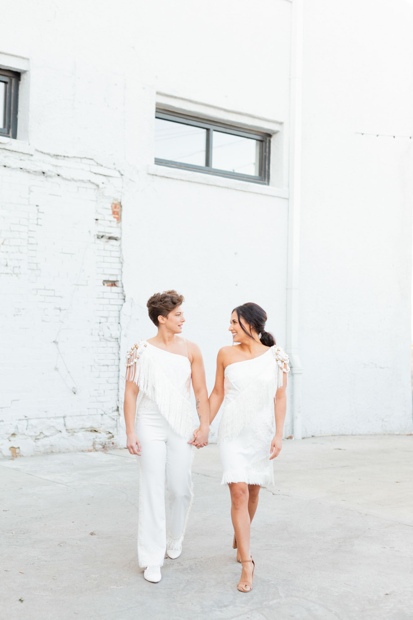 This wedding celebration brought a tropical paradise to Kansas City | Ashley Ice Photography | Featured on Equally Wed, the leading LGBTQ+ wedding magazine