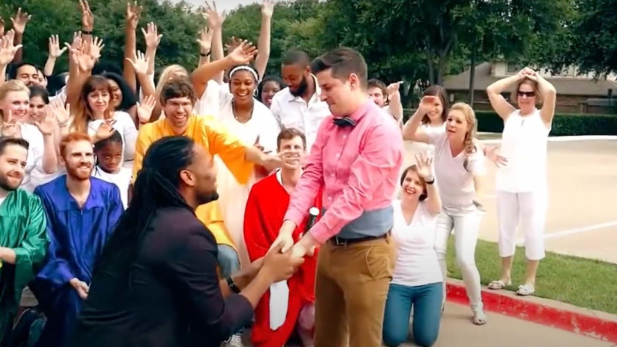 6 epic LGBTQ+ flash mob proposals to inspire your own grand gesture