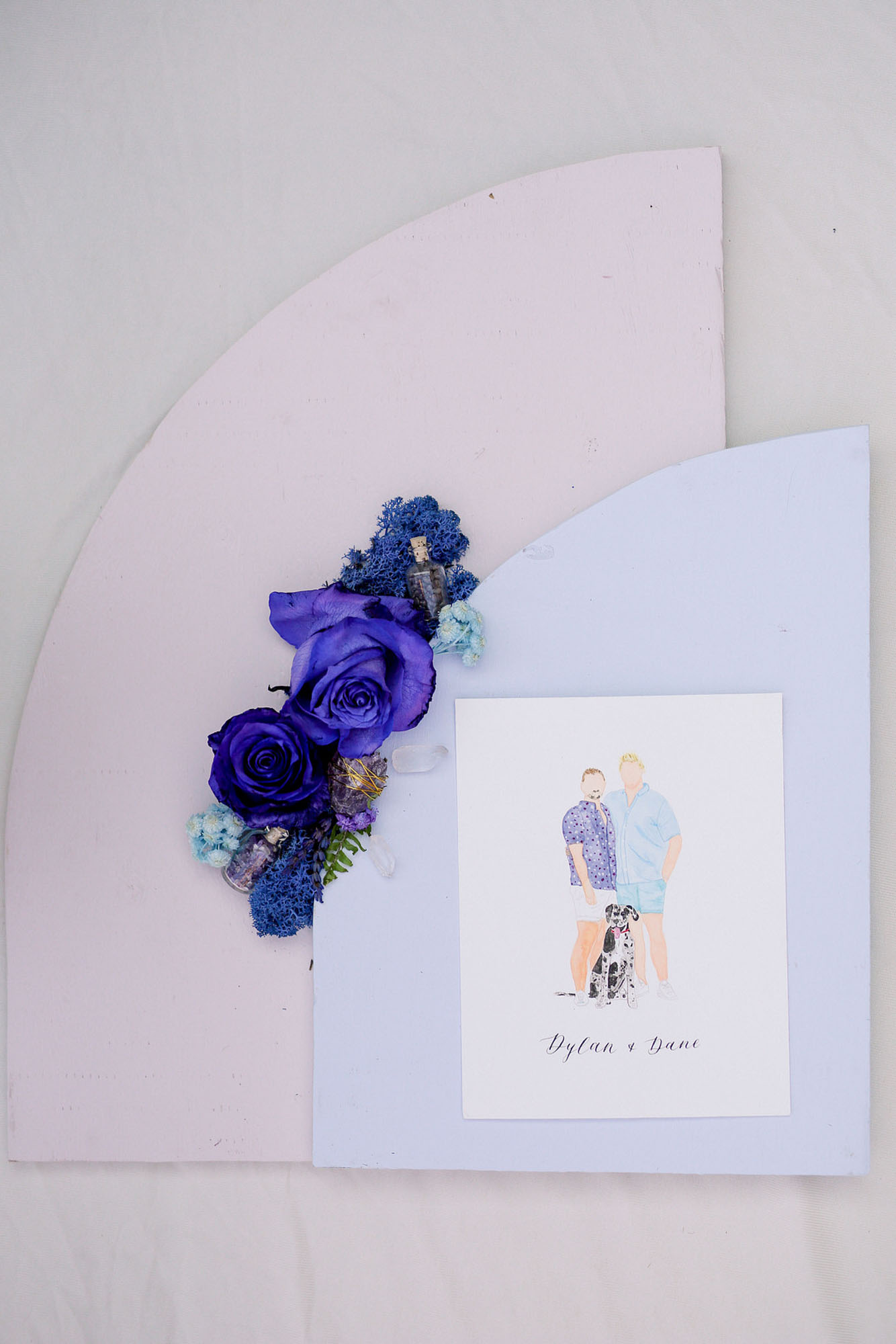 Bold and boundless wedding ideas with rich blues and purples | Playful Soul Photography | Featured on Equally Wed, the leading LGBTQ+ wedding magazine