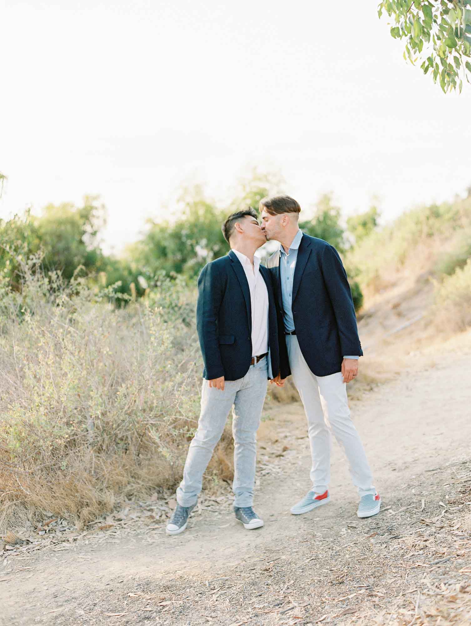 Couple recreates their first date in touching engagement session | Robert Michael Films | Featured on Equally Wed, the leading LGBTQ+ wedding magazine