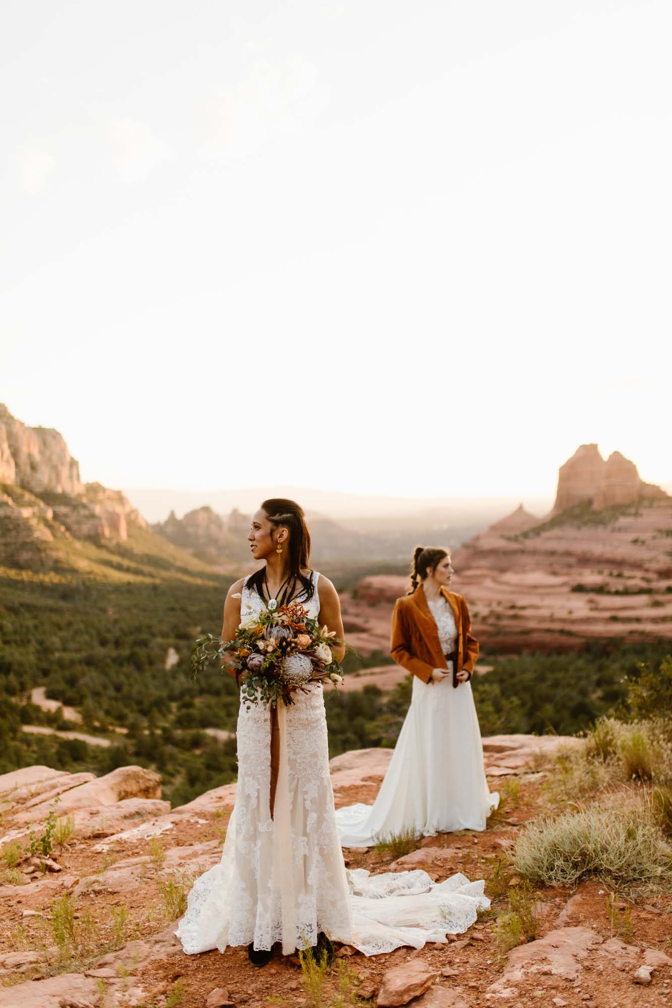 Southwestern-themed elopement inspiration in Sedona | From the Fountain | Featured on Equally Wed, the leading LGBTQ+ wedding magazine