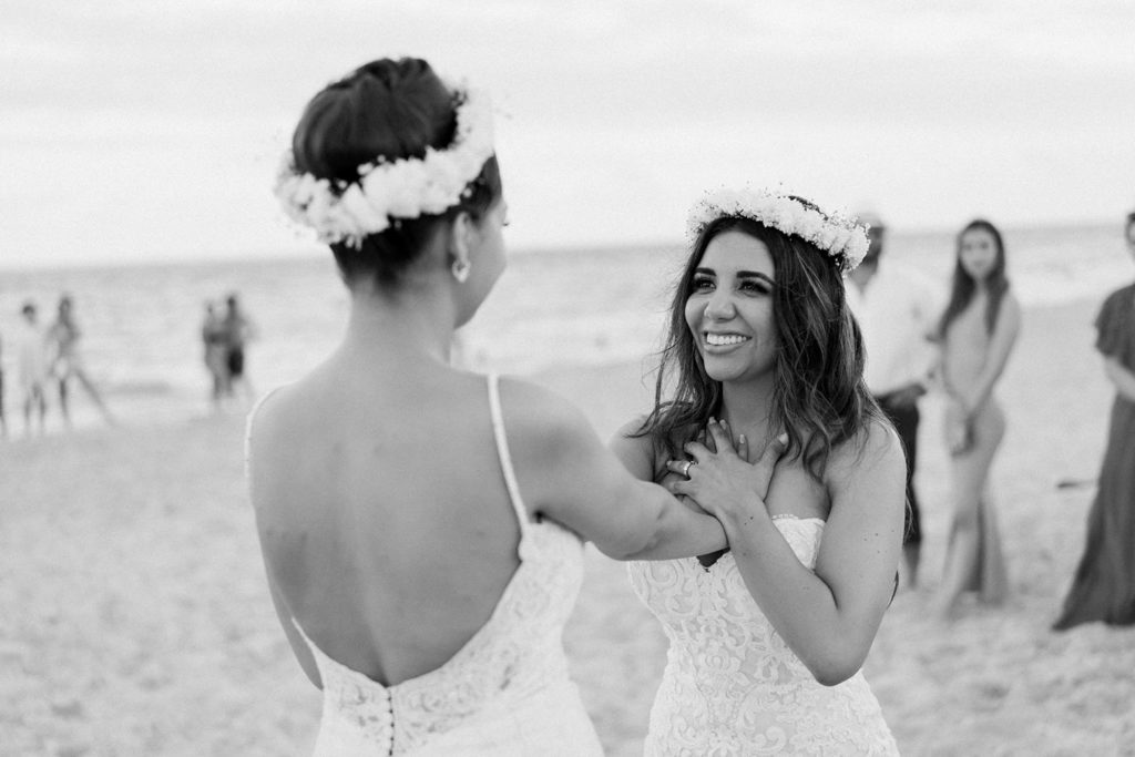 Sparkling oceanside Cancun wedding | Bruno Rezza | Featured on Equally Wed, the leading LGBTQ+ wedding magazine