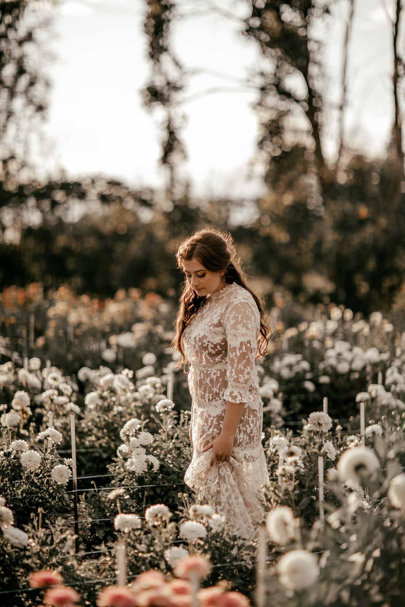 This dreamy styled shoot on an organic flower farm was designed to celebrate LGBTQ+ acceptance | Honey and Lux Photography | Featured on Equally Wed, the leading LGBTQ+ wedding magazine