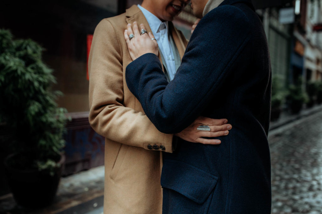 Urban engagement session on the streets of Brussels | Laetitia Donaghy Photography | Featured on Equally Wed, the leading LGBTQ+ wedding magazine