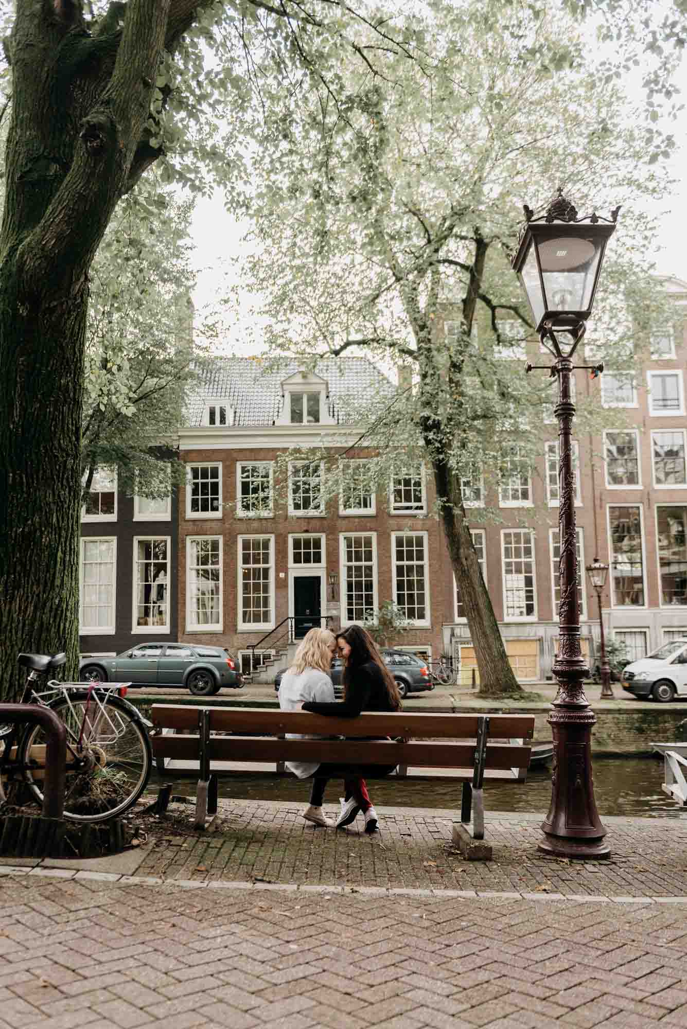 Amsterdam photo session celebrating love and adventure | Framed by Emily | Featured on Equally Wed, the leading LGBTQ+ wedding magazine