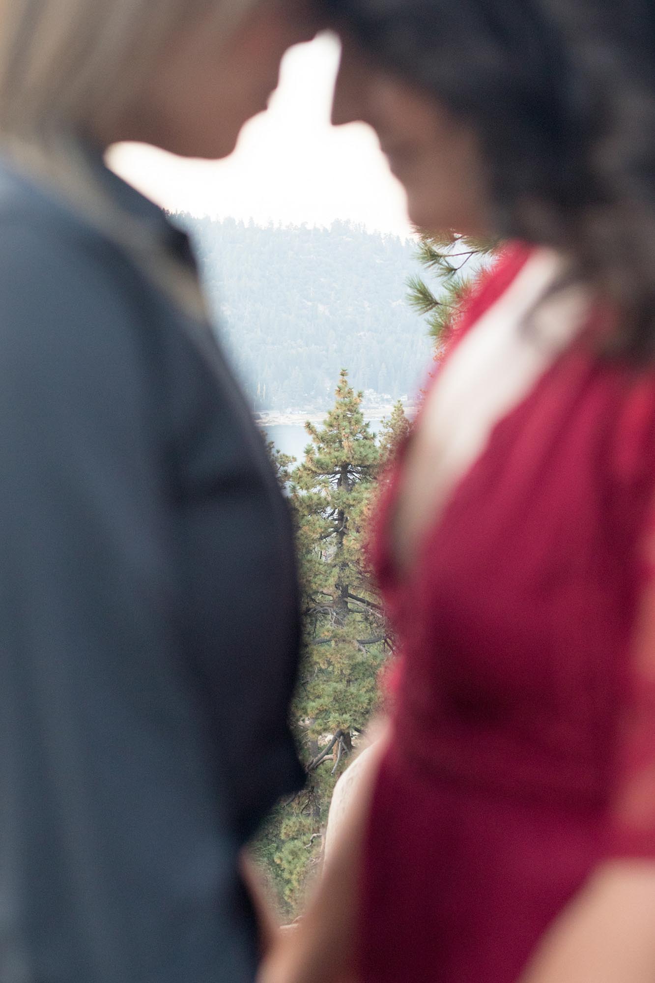 Big Bear Lake engagement session with outfit change and pup cameo | Kelly H Photography | Featured on Equally Wed, the leading LGBTQ+ wedding magazine