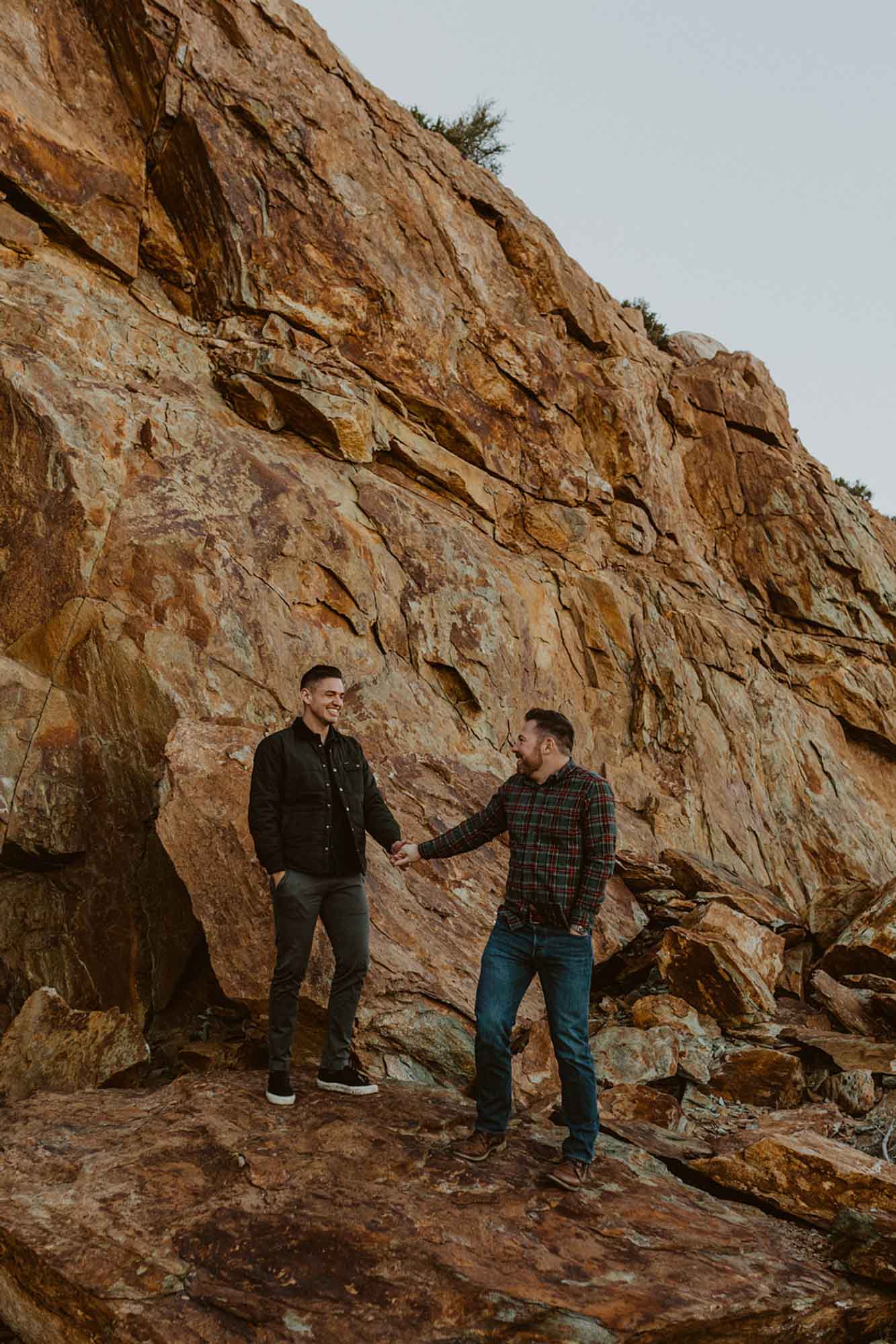 California photo session with desert, rolling hills and mountain views | Samantha Phillips Photography | Featured on Equally Wed, the leading LGBTQ+ wedding magazine