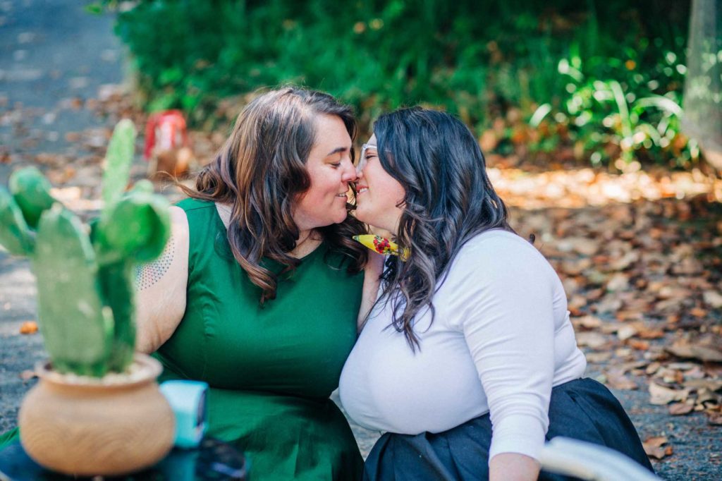 Nashville engagement session inside an Airstream | Victoria Lynn Photography | Featured on Equally Wed, the leading LGBTQ+ wedding magazine