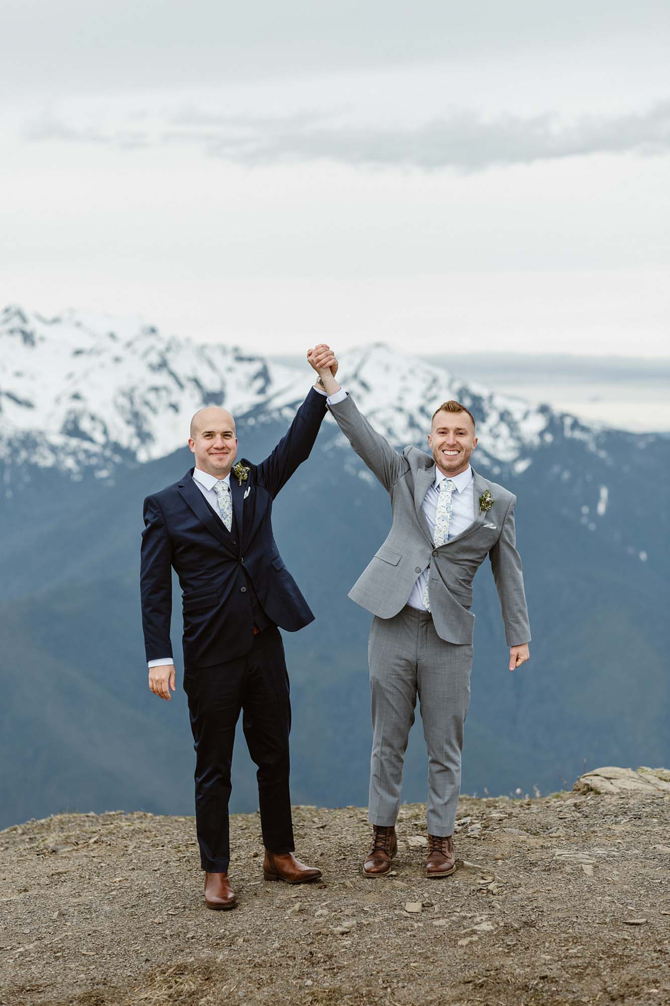 Olympic National Park elopement spanning from the mountains to the beach | Sierra Jessup Photography | Featured on Equally Wed, the leading LGBTQ+ wedding magazine