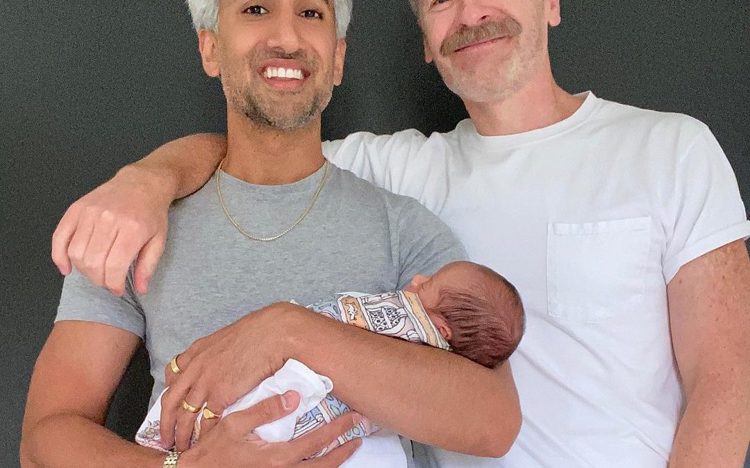 Queer icon Tan France and husband Rob introduce their baby to Instagram