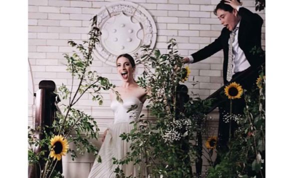 Actress Molly Bernard marries girlfriend Hannah Lieberman in Brooklyn celebration | Les Loups | Featured on Equally Wed, the leading LGBTQ+ wedding magazine