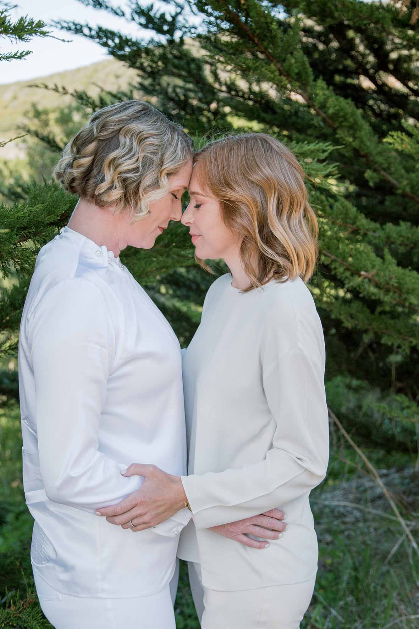 California beach photo session to celebrate virtual wedding | Renoda Campbell Photography | Featured on Equally Wed, the leading LGBTQ+ wedding magazine