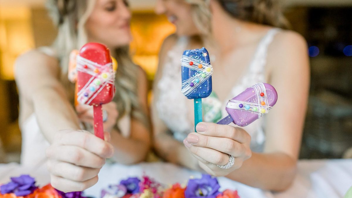 Chic and whimsical Pride-themed wedding ideas