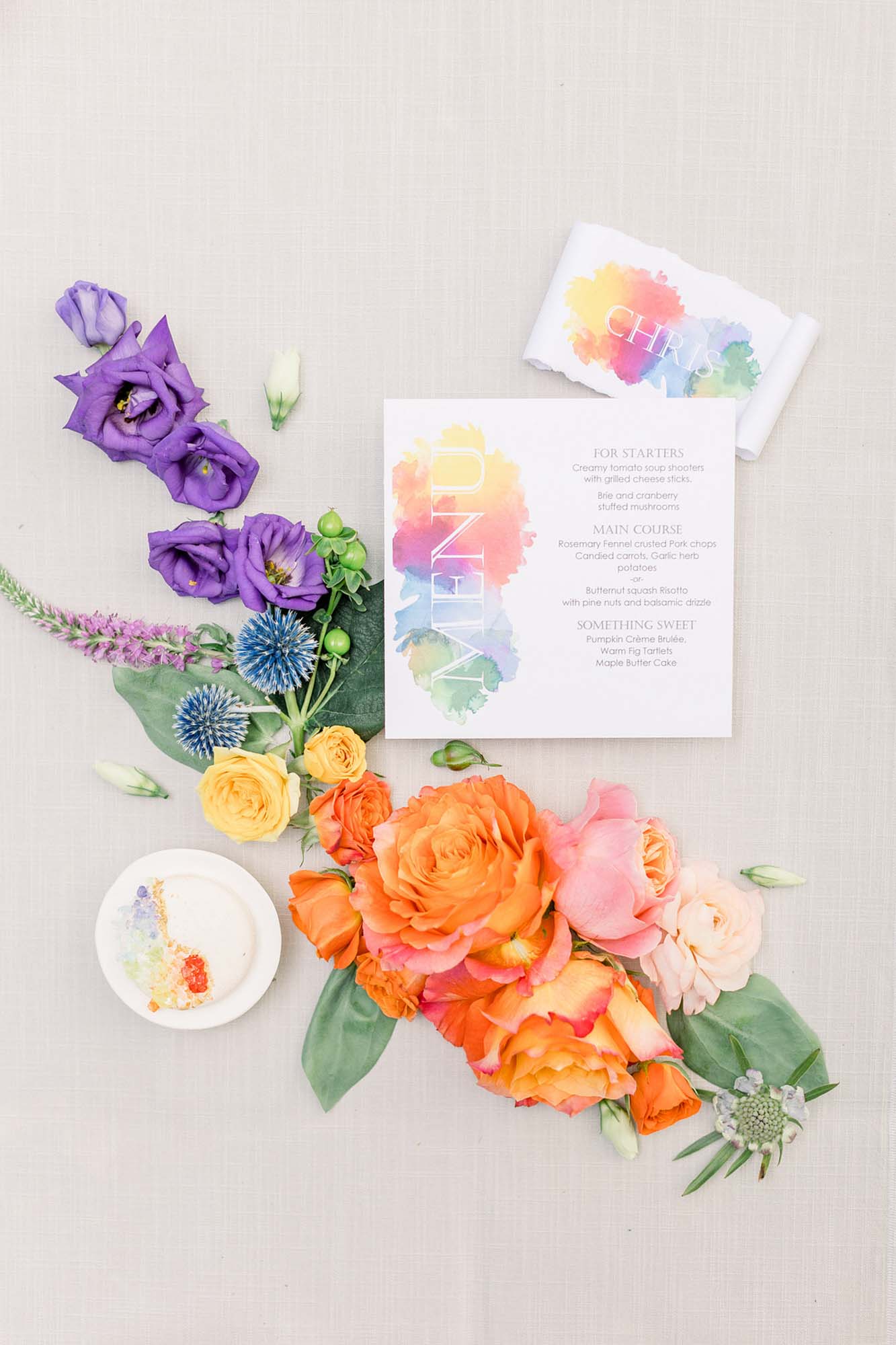 Chic and whimsical Pride-themed wedding ideas | Alexis Belli Photography | Featured on Equally Wed, the leading LGBTQ+ wedding magazine