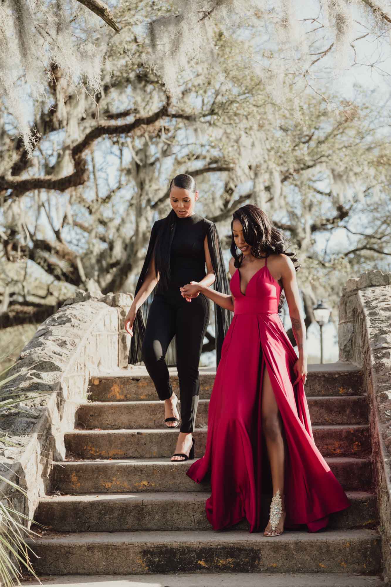 Elegant engagement session after romantic New Year's Eve proposal | Kim and Co. Photo | Featured on Equally Wed, the leading LGBTQ+ wedding magazine
