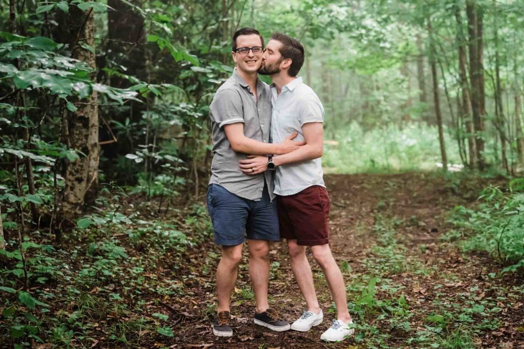 South Carolina engagement session celebrating LGBTQ+ love in the outdoors | D. Hayman Photography | Featured on Equally Wed, the leading LGBTQ+ wedding magazine