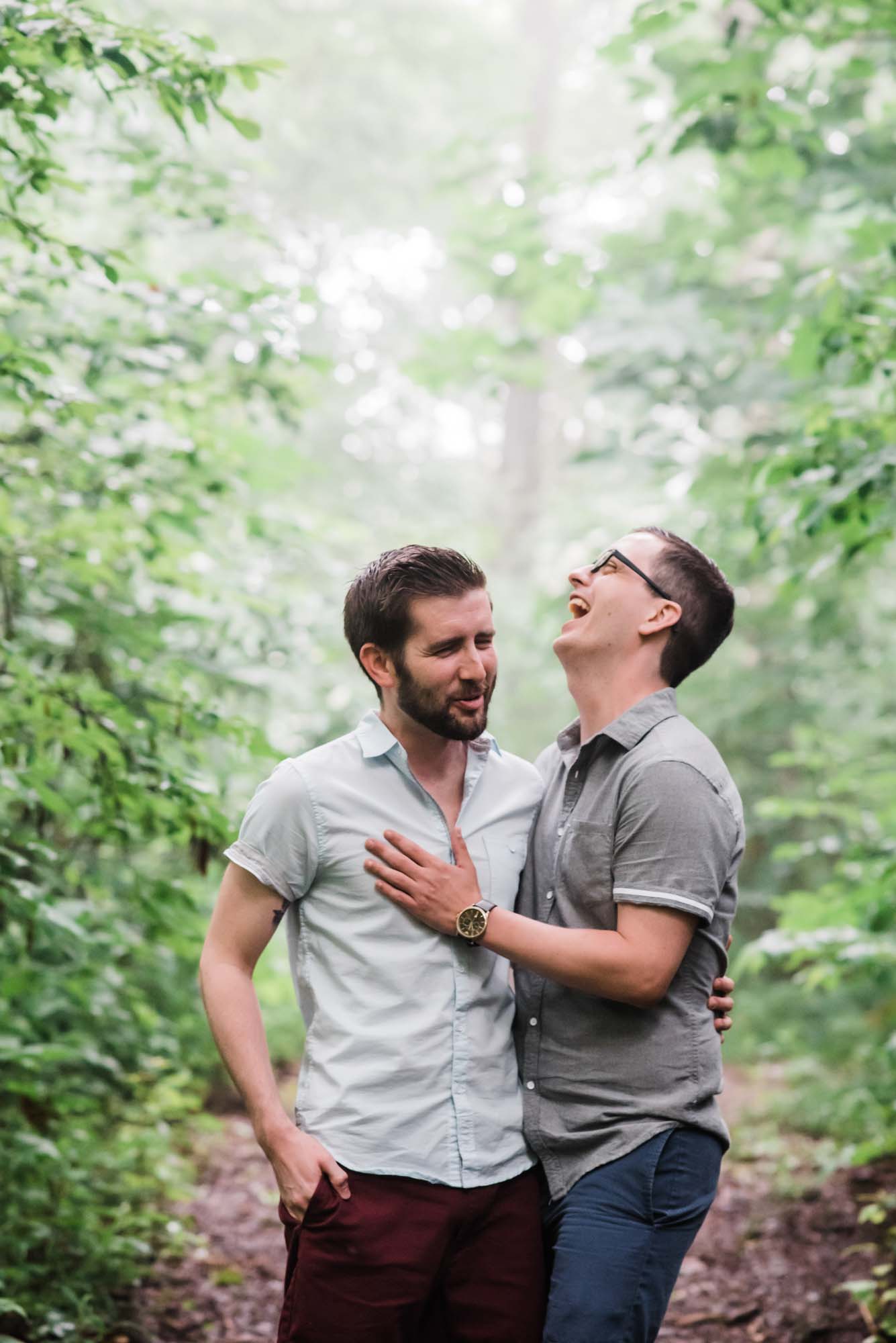 South Carolina engagement session celebrating LGBTQ+ love in the outdoors | D. Hayman Photography | Featured on Equally Wed, the leading LGBTQ+ wedding magazine