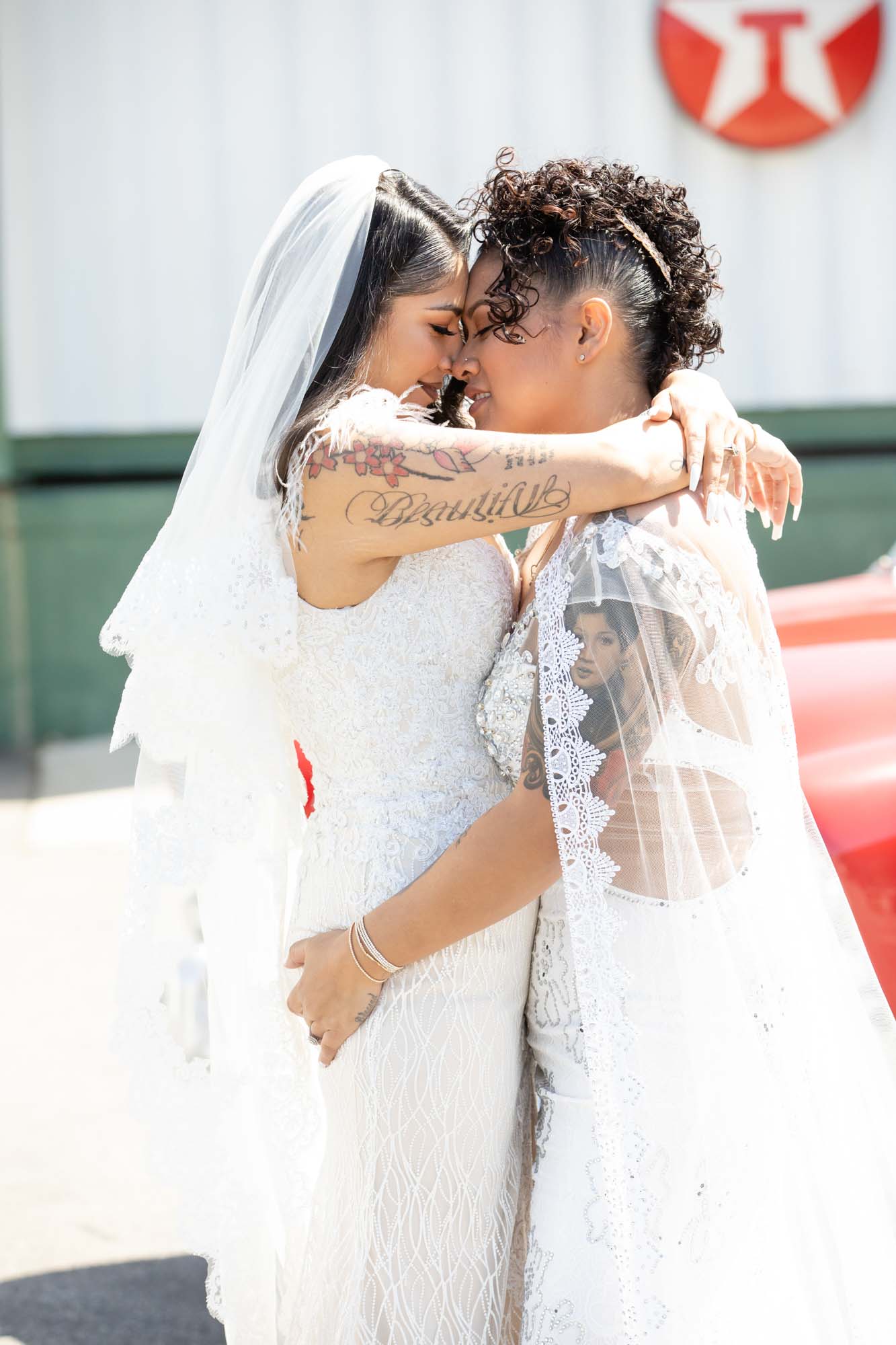 Bright and Joyful Wedding at a Los Angeles Automobile Museum | Gloria Mesa Photography | Featured on Equally Wed, the leading LGBTQ+ wedding magazine