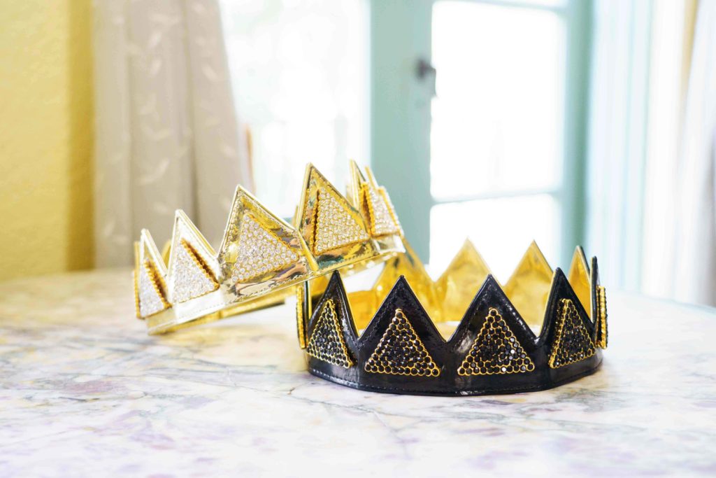 custom crowns for Hollywood gay wedding