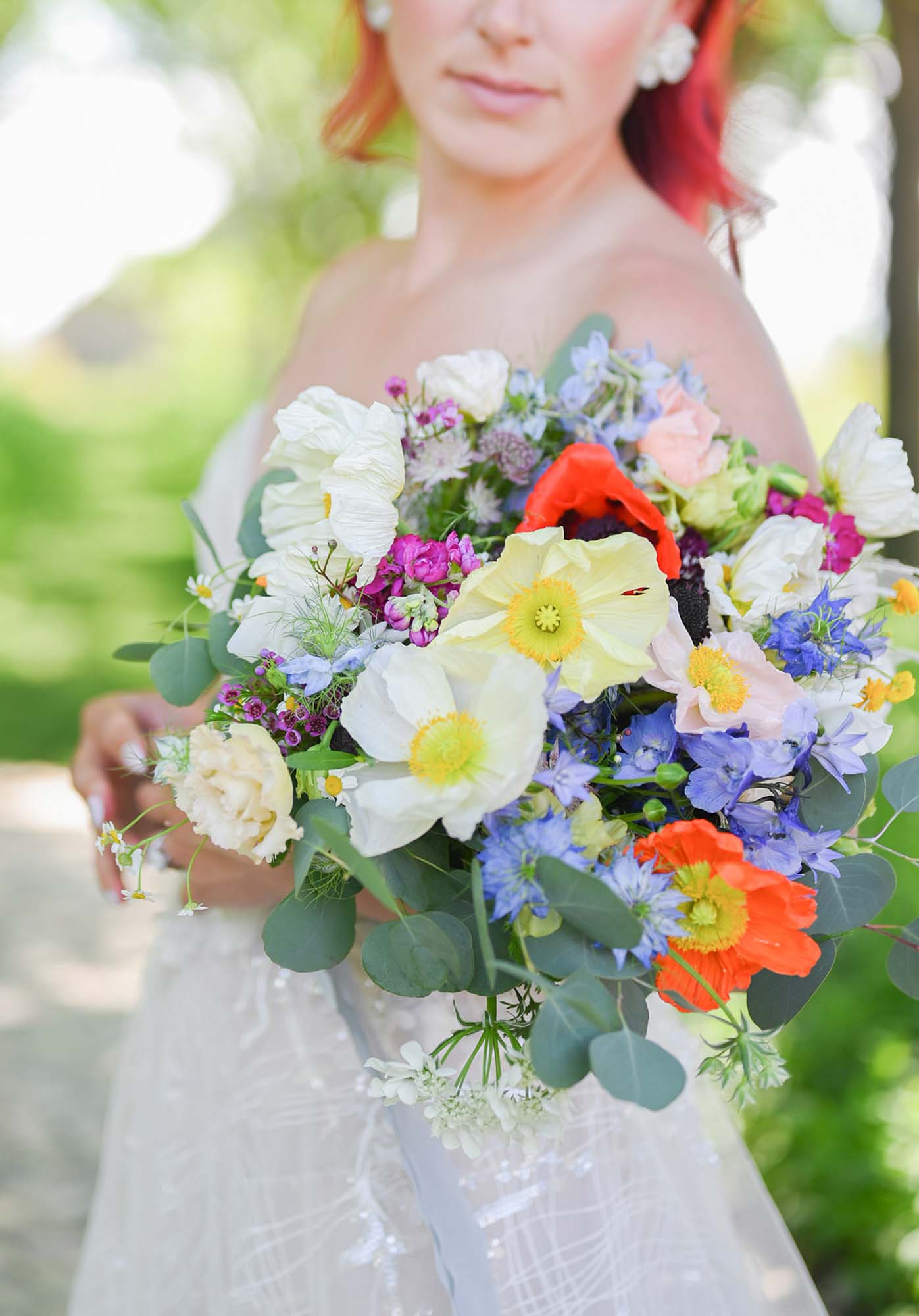 Colorful wedding inspiration from an enchanting world of wildflowers | Nadine McKenney Photography | Featured on Equally Wed, the leading LGBTQ+ wedding magazine